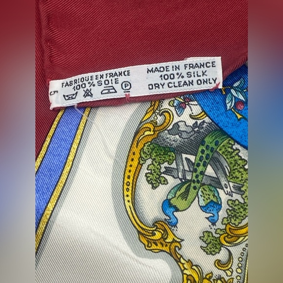 Hermes Vintage Scarf Carre 90”Qu’Importe Le Falcon” - Picture 12 of 16
